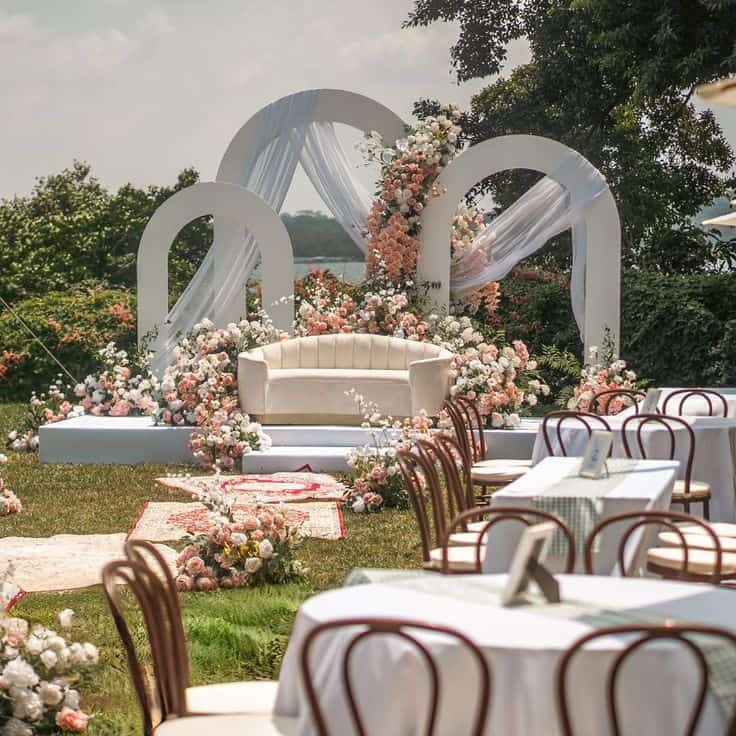 كوش حوش انيقة Complete outdoor event setup including decoration and sound – تجهيز كامل لحفلات خارجية مع التزيين والصوت