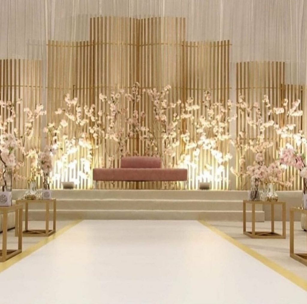 Hall Kosha كوش قاعات Elegant ballroom setup for weddings, engagements, and special events. تجهيز قاعة فاخرة لحفلات الزفاف والخطوبة والمناسبات الخاصة