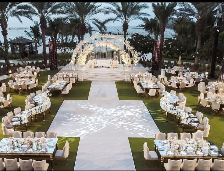 Outdoor Events Wedding Complete outdoor event setup including decoration and sound – تجهيز كامل لحفلات الحوش مع التزيين والصوت